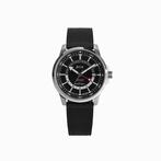 Jeux Horloge - Jeux Voyage GMT – Black Leather Edition - 10, Sieraden, Tassen en Uiterlijk, Horloges | Heren, Nieuw