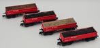 Minitrix N - 15209K - Modeltrein goederenwagon (4) - Vier, Hobby en Vrije tijd, Modeltreinen | N-Spoor, Nieuw