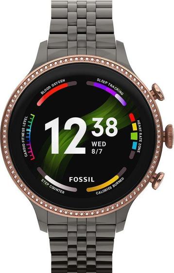 SHOWMODEL Fossil Gen 6 Smartwatch FTW6078 Dames 42 mm - Grij beschikbaar voor biedingen