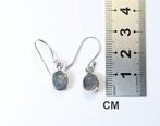 Zwarte Chalama Opal 2 oorbellen / cabochon / nieuw- 2.24 g -