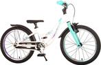 Volare Glamour Kinderfiets - Meisjes - 18 inch - Wit/Mint, Fietsen en Brommers, Fietsen | Kinderfietsjes, Verzenden, Zo goed als nieuw