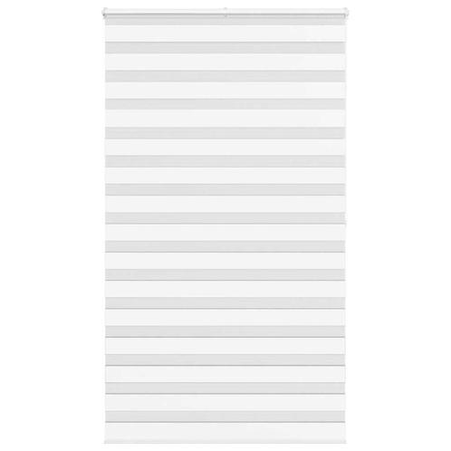 vidaXL Zebra rolgordijn 130x200 cm stofbreedte 125,9cm, Huis en Inrichting, Stoffering | Gordijnen en Lamellen, Wit, Nieuw, Verzenden