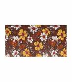 Haarband Multifunctioneel Bloemen Print Bruin, Nieuw