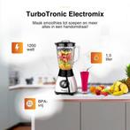 TurboTronic Blender - Met glazen kan - Smoothie blender -, Witgoed en Apparatuur, Blenders, Ophalen of Verzenden, Zo goed als nieuw