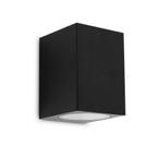 Geo Muurlamp Zwart met Smart Color LED Buitenverlichting, Nieuw, Verzenden