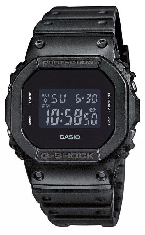 Casio G-Shock DW-5600BB-1ER Herenhorloge 38,5 mm - Zwart, Sieraden, Tassen en Uiterlijk, Horloges | Heren, Verzenden