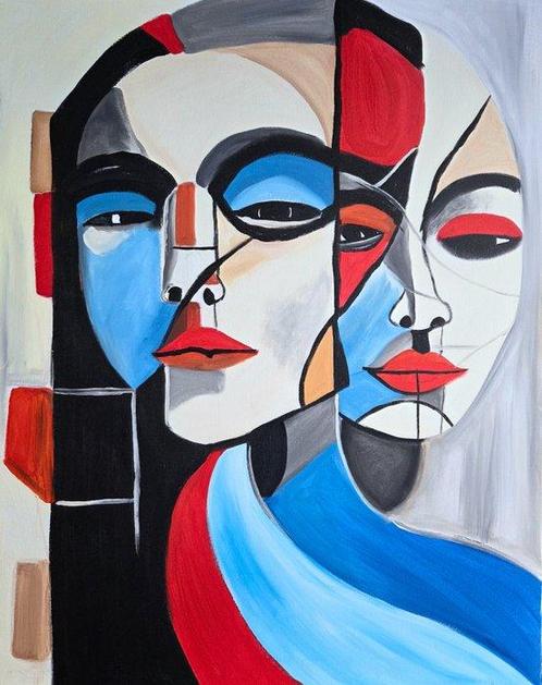 Mel Zyta - Double XL, Antiek en Kunst, Kunst | Schilderijen | Modern