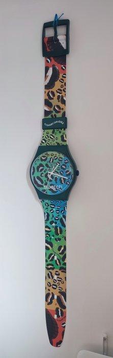 Wandklok - Swatch Maxi Wall Clock Pop Art Design - Plastic -, Antiek en Kunst, Kunst | Designobjecten