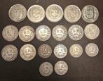Zwitserland. Lot of 19 coins, incl. silver, 1, 2, 5 Francs, Postzegels en Munten, Munten | Europa | Niet-Euromunten