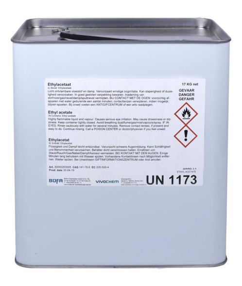 Wmm Chemie Handel Ethylacetaat 17 kg, Doe-het-zelf en Verbouw, Overige Doe-het-zelf en Verbouw, Nieuw, Verzenden