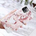 iPhone 6S Plus Hoesje Marmer Textuur - Shockproof Glossy, Verzenden, Nieuw