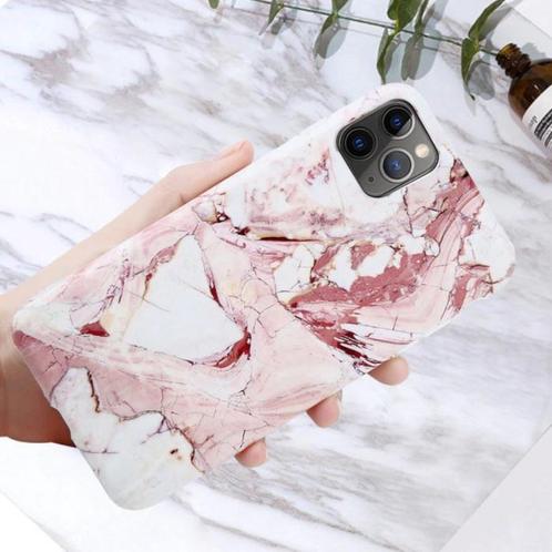 iPhone 6S Plus Hoesje Marmer Textuur - Shockproof Glossy, Telecommunicatie, Mobiele telefoons | Hoesjes en Frontjes | Apple iPhone