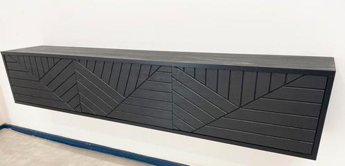 Massief houten tv kast -180-200-230 cm - Maatwerk mogelijk !, Huis en Inrichting, Kasten | Televisiemeubels, Nieuw, Verzenden