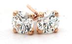 Oorbellen - 14 karaat Geel goud - 1.16ct. tw. Diamant, Sieraden, Tassen en Uiterlijk, Oorbellen, Nieuw