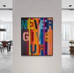 MrKas (1980) - Never give up  - XL, Antiek en Kunst, Kunst | Schilderijen | Modern