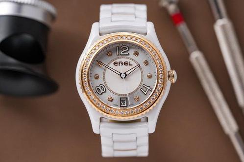 Ebel - X-1 Diamond Bezel Ceramic & 18k Rose Gold - Dames -, Sieraden, Tassen en Uiterlijk, Horloges | Heren