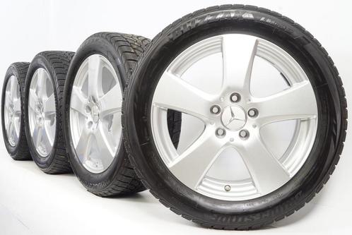 Mercedes C-Klasse W205 17 Inch Velgen Winterbanden Bridgesto, Auto-onderdelen, Banden en Velgen, Velg(en), Gebruikt, 17 inch, Winterbanden