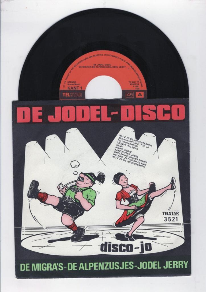 Migras, Alpenzusjes, Jodel Jerry – De Jodel-Disco / Disco-j, Cd's en Dvd's, Vinyl Singles, Ophalen of Verzenden