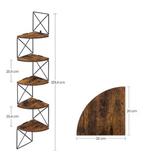 Wand Hoekplank 5 Niveaus, Verzenden, Nieuw