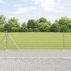 vidaXL Veldomheining 0,8 x 25 m van gegalvaniseerd staal, Verzenden, Nieuw, IJzer