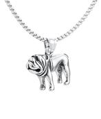 Ketting Bulldog - Stainless steel - Verkleurd niet, Sieraden, Tassen en Uiterlijk, Kettingen, Met hanger, Overige materialen, Verzenden