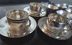 Kop en schotel (9) - Verzilverd, Antiek en Kunst