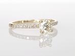 Verlovingsring - 14 karaat Geel goud - 0.65ct. tw. Diamant, Sieraden, Tassen en Uiterlijk, Antieke sieraden