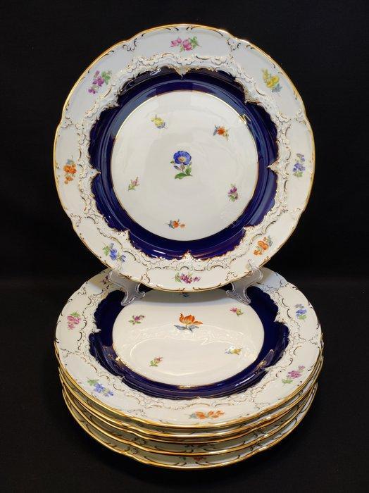 Meissen - Leuteritz - Onderbord (6) - Ø 31,0 cm 6-delig, Antiek en Kunst, Antiek | Meubels | Tafels