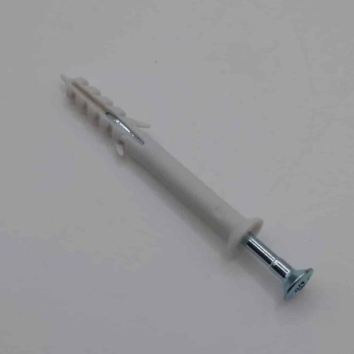Slagplug Nylon verzonken 5×30 verzinkt (50st), Doe-het-zelf en Verbouw, IJzerwaren en Bevestigingsmiddelen, Nieuw, Ophalen of Verzenden
