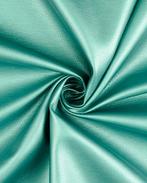 Imitatieleder Turquoise, Hobby en Vrije tijd, Stoffen en Lappen, Nieuw, Blauw