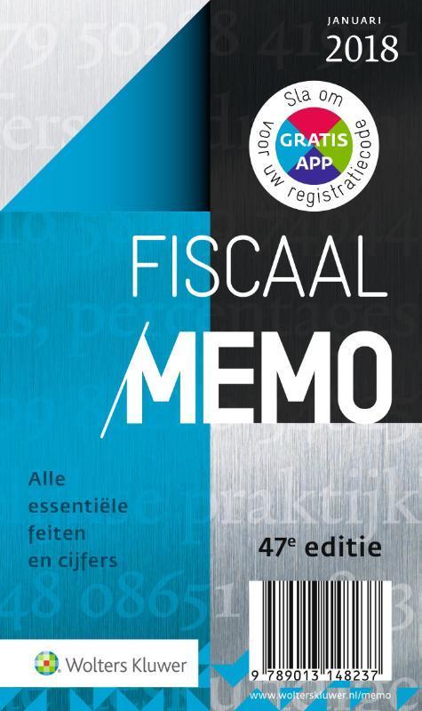 Fiscaal Memo januari 2018 9789013148237, Boeken, Wetenschap, Gelezen, Verzenden