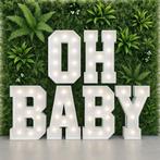 Huur Lichtletters BABY & OH BABY, Nieuw, Geboorte of Huwelijk