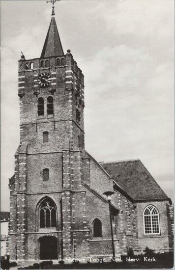 NIEUWE TONGE - Ned. Herv. Kerk, Verzamelen, Ansichtkaarten | Nederland, Verzenden