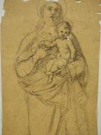 Nicolò Barabino (1832-1891) - Studio per scena sacra, Antiek en Kunst, Kunst | Schilderijen | Klassiek