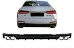 Diffusor Audi A6 S-Line C8 Zwart incl. sierstukken Zwart, Ophalen of Verzenden, Nieuw