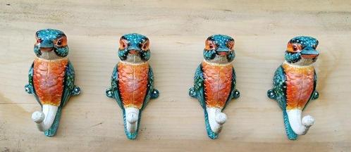 Kapstok (4) - kookaburra birds - Gietijzer, Antiek en Kunst, Kunst | Designobjecten