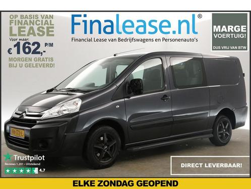 Citroën Jumpy 12 2.0 HDI L2H1 Marge DC 5Pers Trekhaak €162pm, Auto's, Bestelauto's, Lease, Handgeschakeld, Diesel, Citroën, Zwart