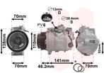 AIRCO COMPRESSOR VOOR MERCEDES BENZ C SPORTCOUPE CL203, Ophalen of Verzenden, Nieuw