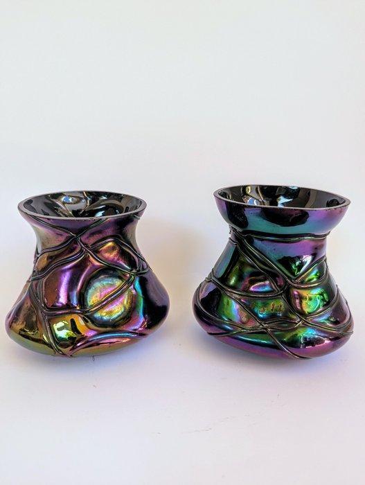 Palme König - Vaas (2) - Glas, Antiek en Kunst, Antiek | Glas en Kristal