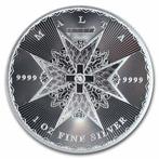 Malta. 25 x 2025 1 oz €5 Malta Maltese Cross Silver Coin BU