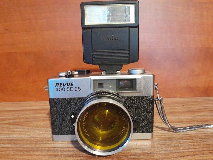 Revue 400 SE 25 + Gelbfilter + Blitz | Meetzoeker camera, Audio, Tv en Foto, Fotocamera's Analoog