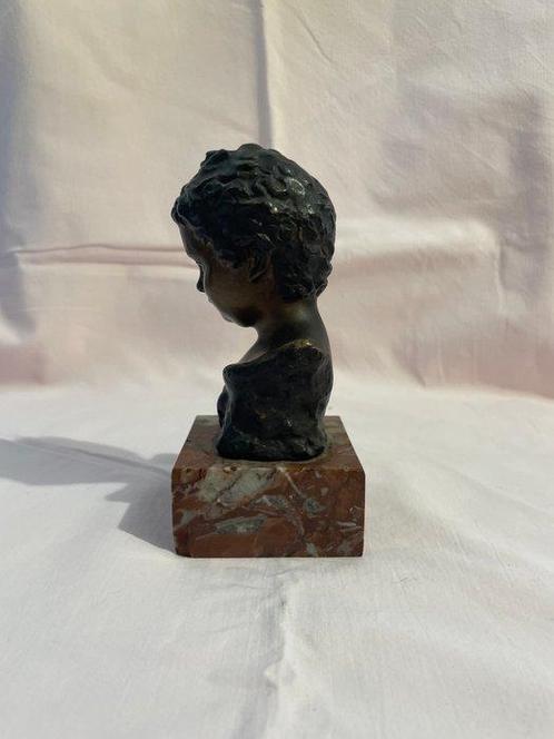 Buste, Busto di bronzo - 14 cm - Brons, Marmer, Antiek en Kunst, Antiek | Keramiek en Aardewerk