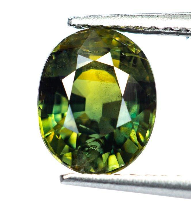 Zonder minimumprijs Saffier - 2.81 ct - Bellerophon Gemlab -, Sieraden, Tassen en Uiterlijk, Edelstenen