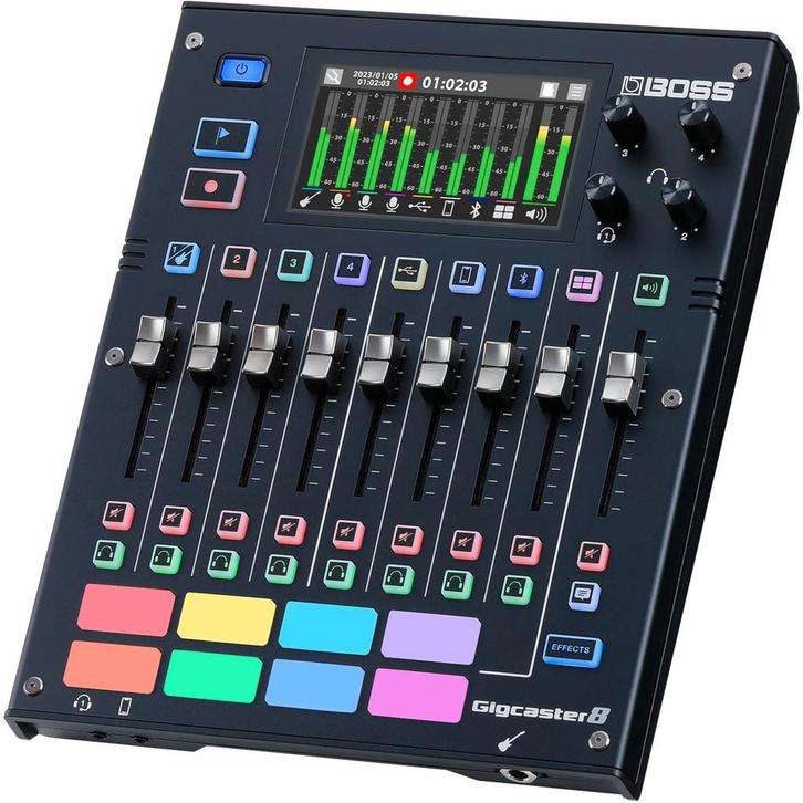Boss Gigcaster 8 8-kanaals livestreaming mixer, Audio, Tv en Foto, Mediaspelers, Verzenden