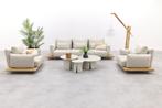 Suns Bora loungeset - Gravel natural teak - Velora - 6-delig, Verzenden, Nieuw, Hout, Loungeset