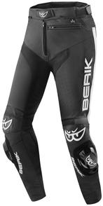 Berik Track Zwart Wit Leren Motorbroek, Nieuw met kaartje, Broek | leer, Berik, Heren