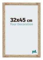 Fotolijst 32x45 cm - Goud - MDF - Catania, Huis en Inrichting, Woonaccessoires | Lijsten, Verzenden, Nieuw