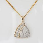 2-delige sieradenset - 14 karaat Geel goud - 1.48ct. tw., Sieraden, Tassen en Uiterlijk, Antieke sieraden