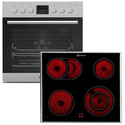 Nieuwe Bauknecht inbouwoven met inbouw keramische kookplaat, Witgoed en Apparatuur, Ovens, Inbouw, Hete lucht, Nieuw, Oven met grill