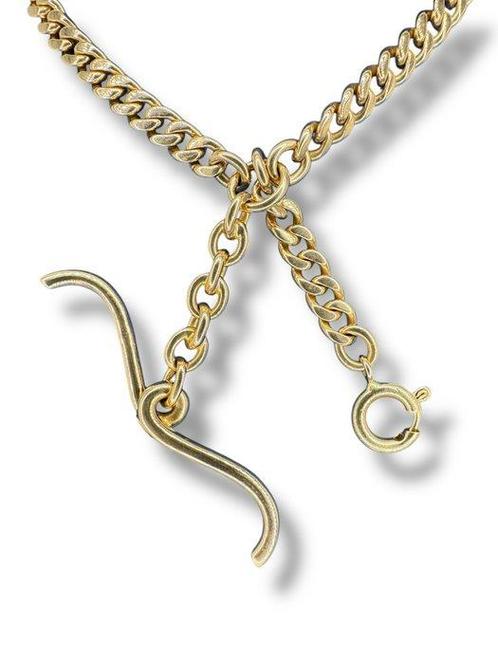 Halsketting - 14 karaat Geel goud, Vintage 14k gouden, Sieraden, Tassen en Uiterlijk, Kettingen